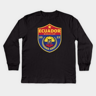 Ecuador World Cup Kids Long Sleeve T-Shirt